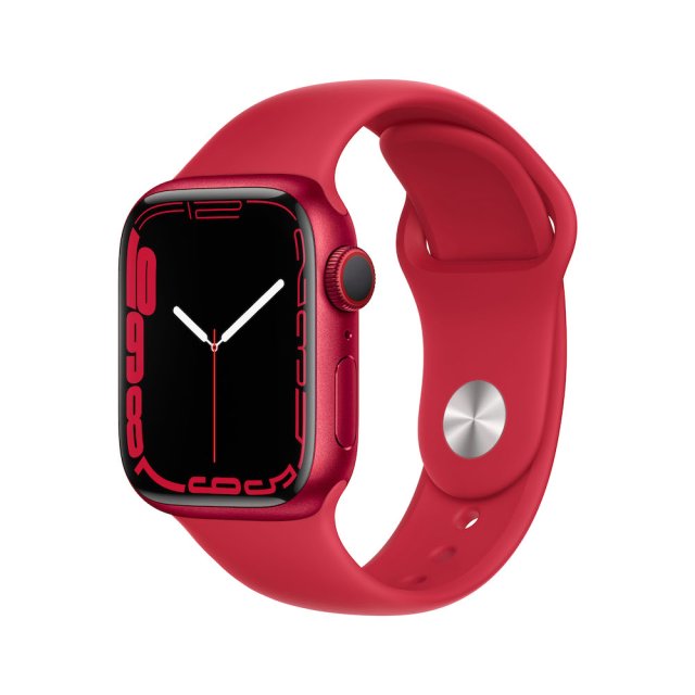 Apple 워치 7 셀룰러 41mm (레드 알루미늄)